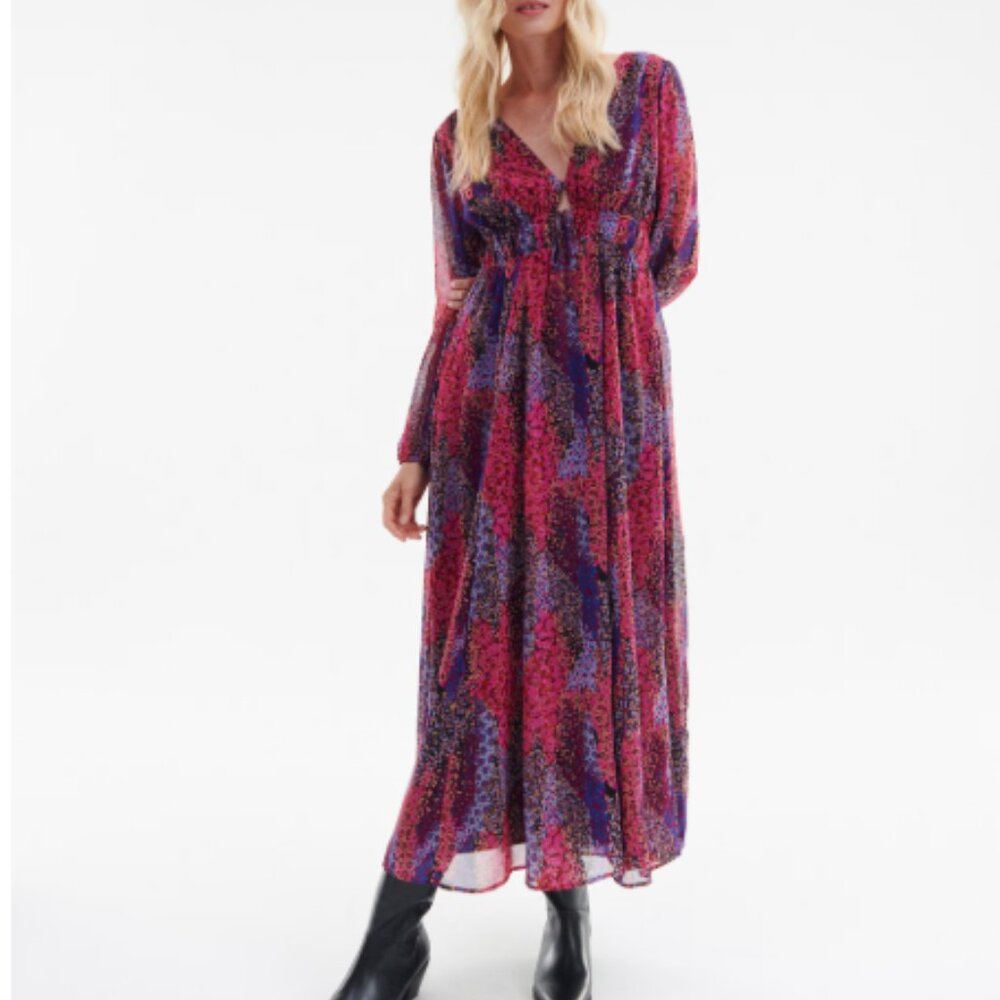 Reserved Floral Patterned maxi dress